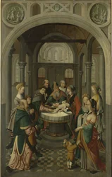 Panel of an Altarpiece with Circumcision of Christ