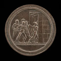 Soldiers Attacking a Gate