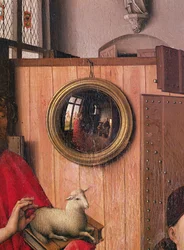 St. John the Baptist and the Donor, Heinrich Von Werl, from the Werl Altarpiece (detail)
