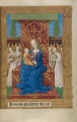 The Virgin and Child Enthroned