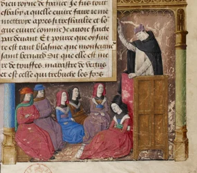 Jacques de Voragine Preaching (detail)