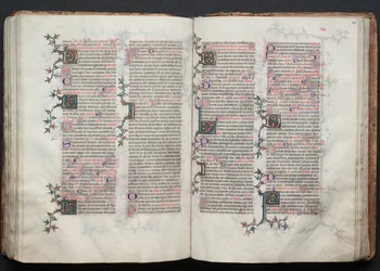 The Gotha Missal: Fol. 115v, Text, c. 1375