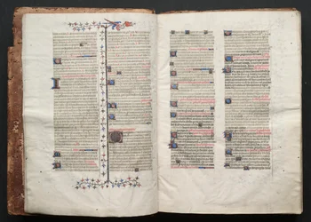 The Gotha Missal: Fol. 2v, Text
