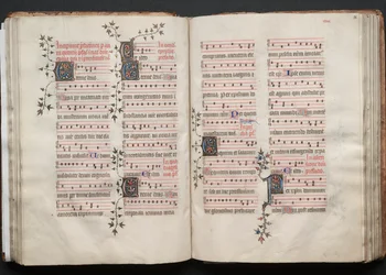 The Gotha Missal: Fol. 57v, Text, c. 1375