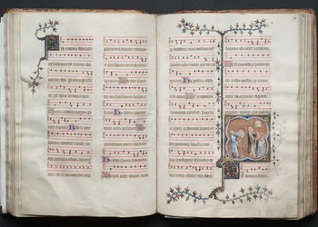 The Gotha Missal: Fol. 60v, Text, c. 1375