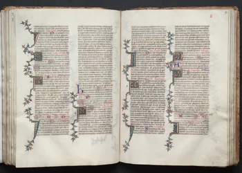 The Gotha Missal: Fol. 91v, Text, c. 1375