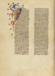Initial I: Saint John the Evangelist