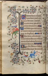 Hours of Charles the Noble, King of Navarre (1361-1425): fol. 76v, Text