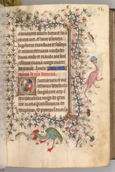Hours of Charles the Noble, King of Navarre 1361-1425: fol. 17a, Text