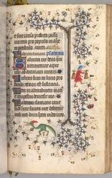 Hours of Charles the Noble, King of Navarre 1361-1425: fol. 186r, Text