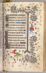Hours of Charles the Noble, King of Navarre: fol. 191r, Text