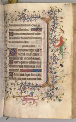 Hours of Charles the Noble, King of Navarre 1361-1425: fol. 219r, Text, c. 1405