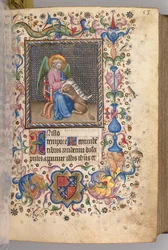 Hours of Charles the Noble, King of Navarre 1361-1425: fol. 27r, St. Mark