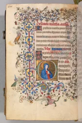 Hours of Charles the Noble, King of Navarre 1361-1425, fol. 304v, St. Martha, c. 1405