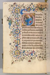 Hours of Charles the Noble, King of Navarre, fol. 305v, St. Martha, c. 1405