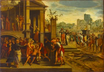Saints Paul and Barnabas at Lystra, First Half of 16th century