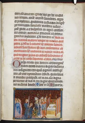The Archbishop of Reims blessing of the King’s gloves, from 