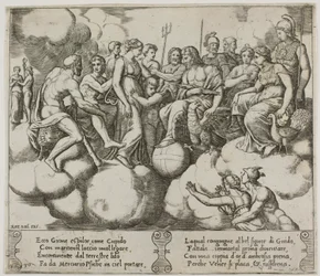 Venus and Cupid Pleading Their Cause in the Presence of Jupiter and Other Gods