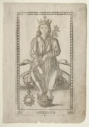 Apollo (from the Tarocchi, series D: Apollo and the Muses, #20)