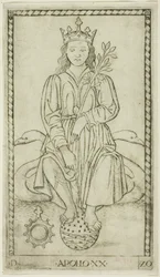 Apollo, plate 20 from Apollo and the Muses