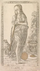 Calliope from the Tarocchi series D: Apollo and the Muses, #11