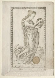Erato (lyric and love poetry) (from the Tarocchi series D: Apollo and the Muses, #14)