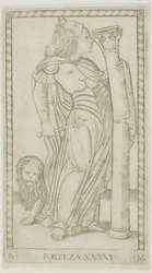 Fortitude (plate 36 from Genii and Virtues)