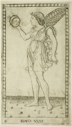 Genius of the Sun, Plate 31 from Genii and Virtues