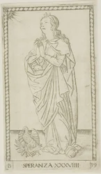 Hope, plate 39 from Genii and Virtues