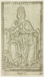 The Pope, plate ten from The Ranks and Conditions of Men
