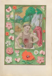 Hours of Queen Isabella the Catholic, Queen of Spain: Fol. 185v, St. Jerome