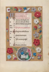 Hours of Queen Isabella the Catholic, Queen of Spain: Fol. 2r, January - Feast