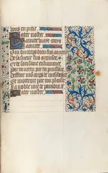 Book of Hours Use of Rouen: fol. 154r, c1470