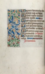Book of Hours Use of Rouen: fol. 38v, c. 1470