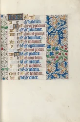 Book of Hours Use of Rouen: fol. 4r