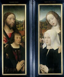 Two Wings of a Triptych with the Donor, c.1505-1510