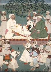Maharaja Sidh Sen Receiving an Embassy, ca. 1700-10