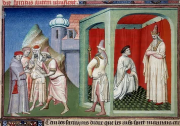 John of Mandeville and the Sultan (The Book of Wonders of the World)