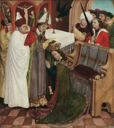 The coronation of St. Oswald, c.1480-85