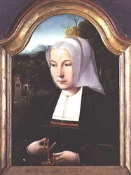 Portrait of a Lady Holding a Rosary
