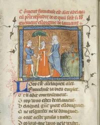 Miniature from a manuscript of the Roman de la Rose, ca. 1365