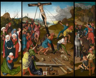 The Raising of the Cross (detail)