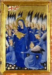 Virgin and Child with Angels (The Right Inside Panel of the Wilton Diptych)