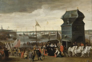 Queen Marie de Medici Disembarking in Antwerp