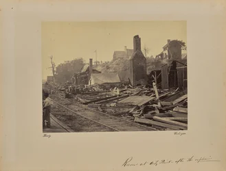 Ruins at City Point - After the Explosion