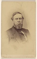 Unidentified Bearded Man, Printed in Vignette-Style