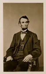 Portrait of Abraham Lincoln (1809-65)