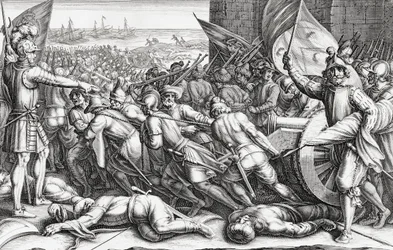 Embarkation of the troops of Ferdinando I de