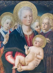 Madonna and Child with angels