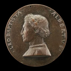 Leone Battista Alberti, 1404-1472, Architect and Writer on Art and Science [obverse], 1446-1450